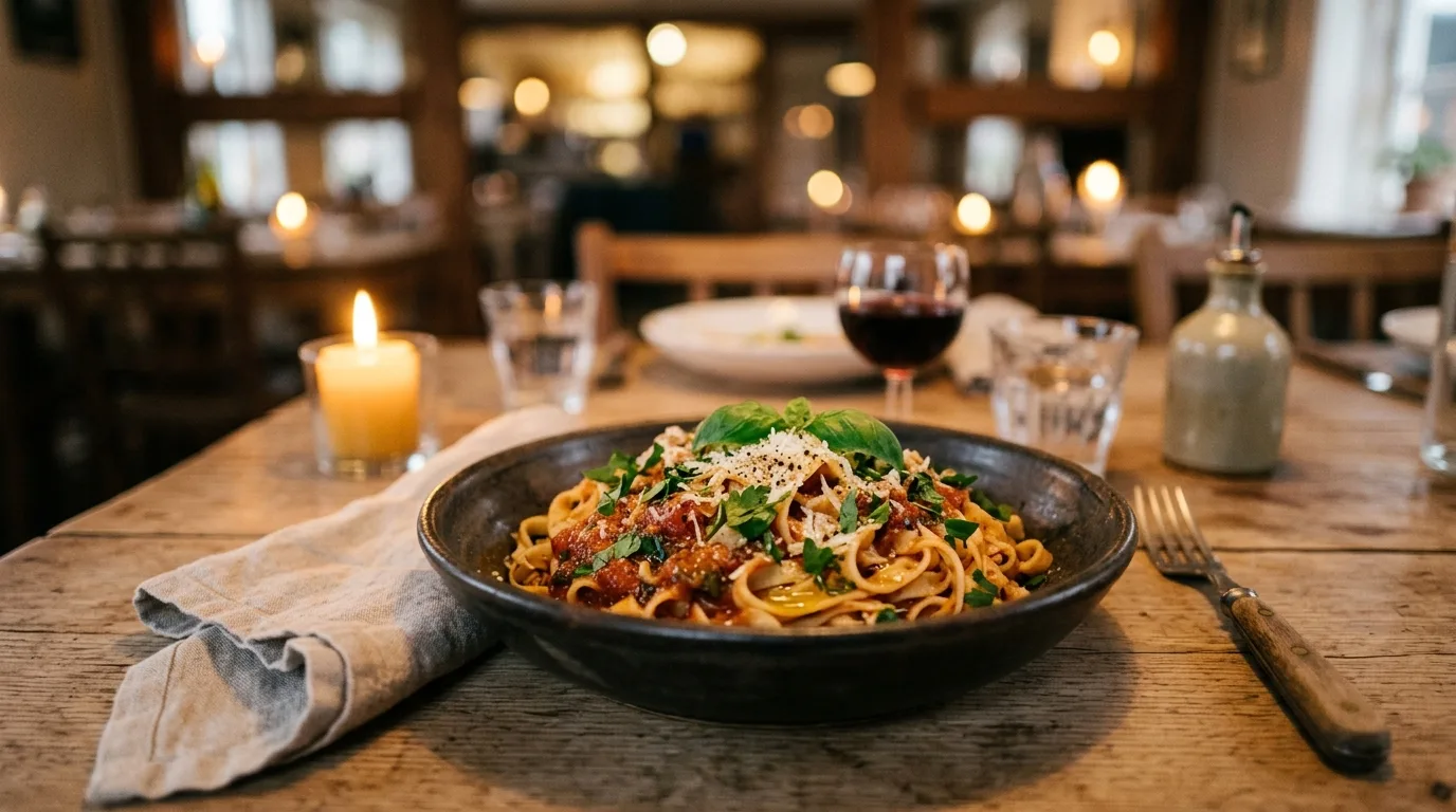 Miljöbild – restaurant dish