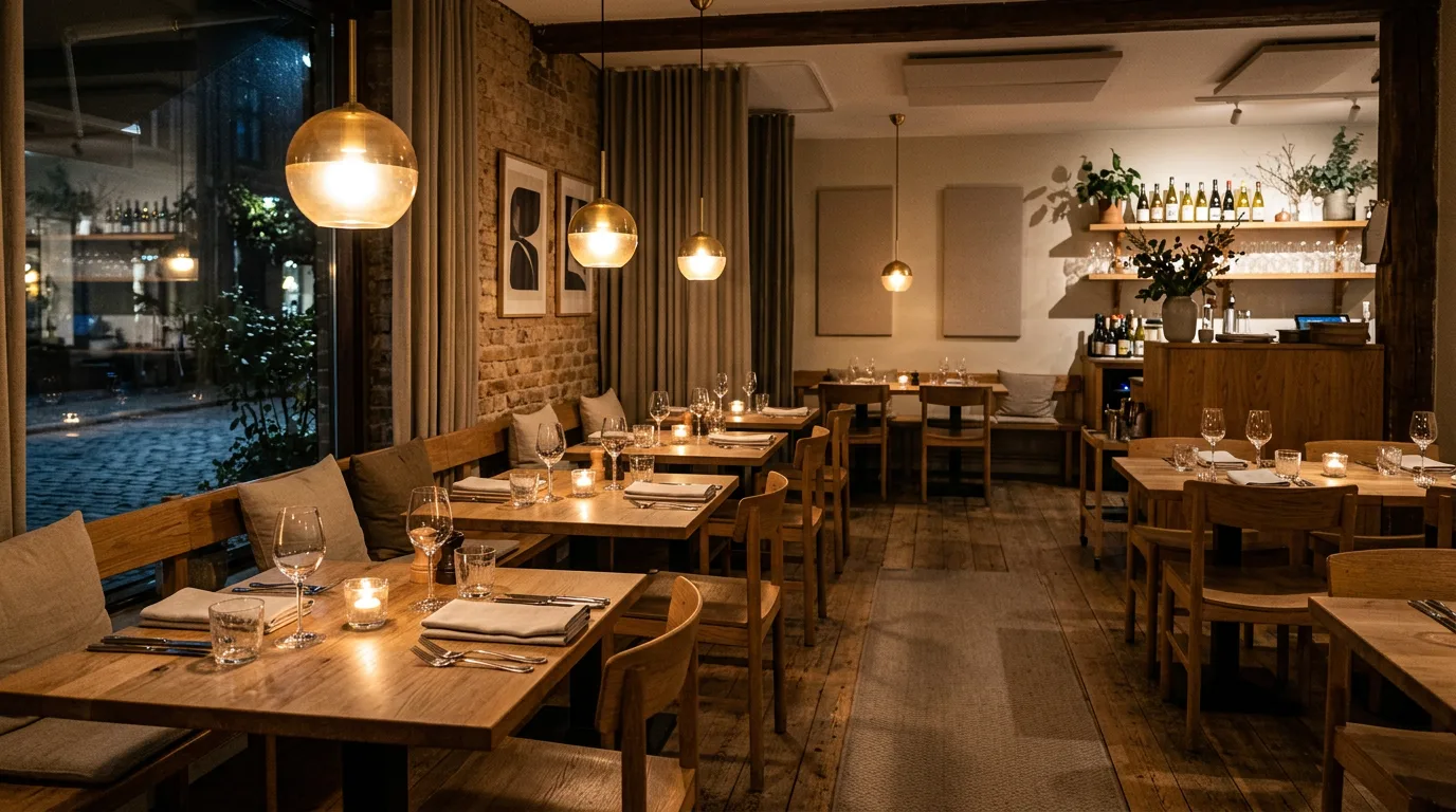 Miljöbild – cozy restaurant interior