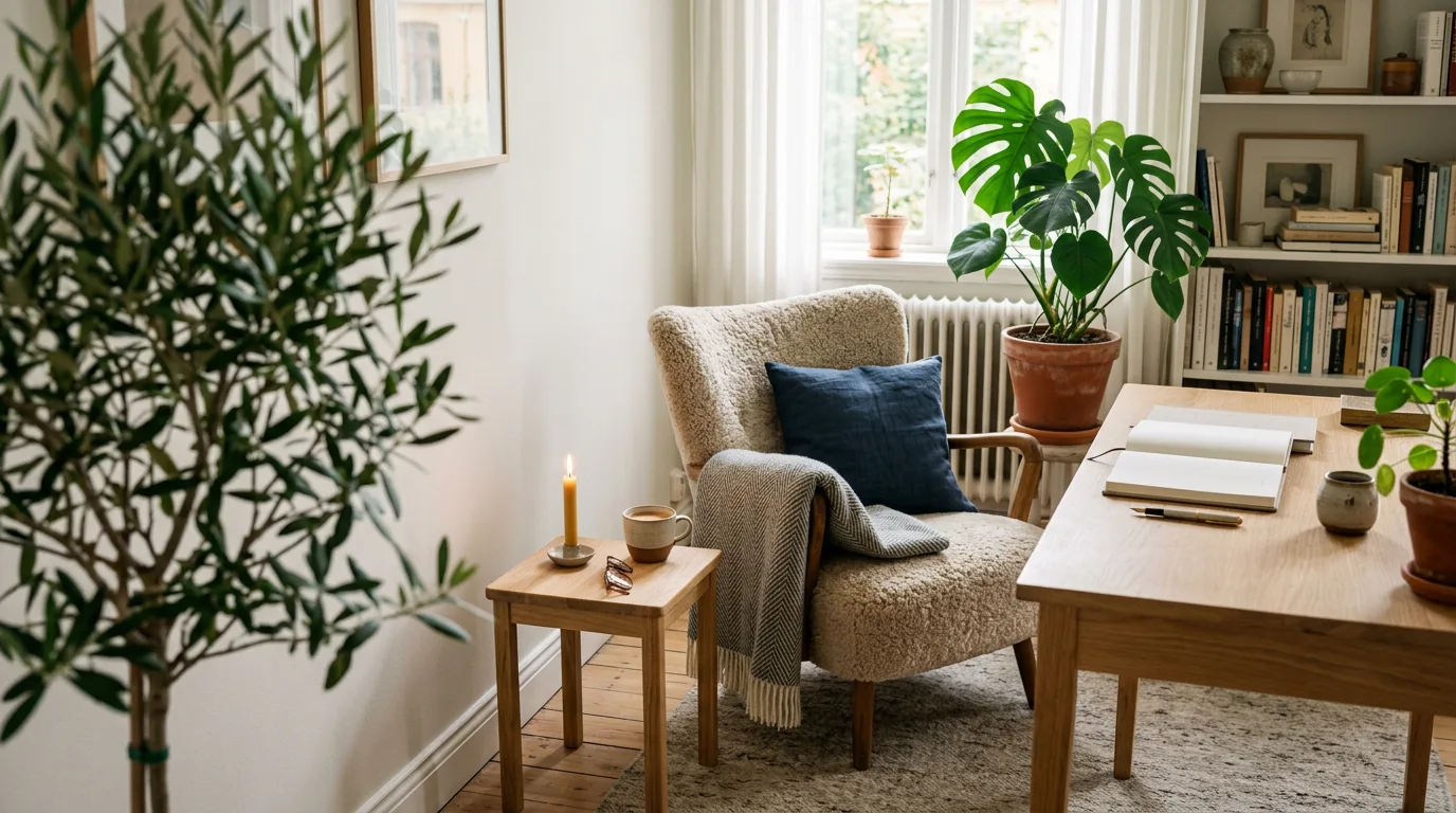 Miljöbild – calm workspace with plants