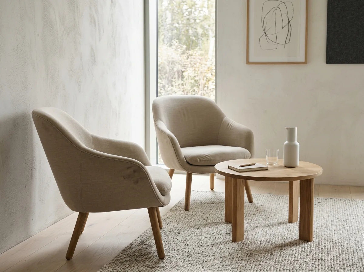 Miljöbild – minimal meeting room