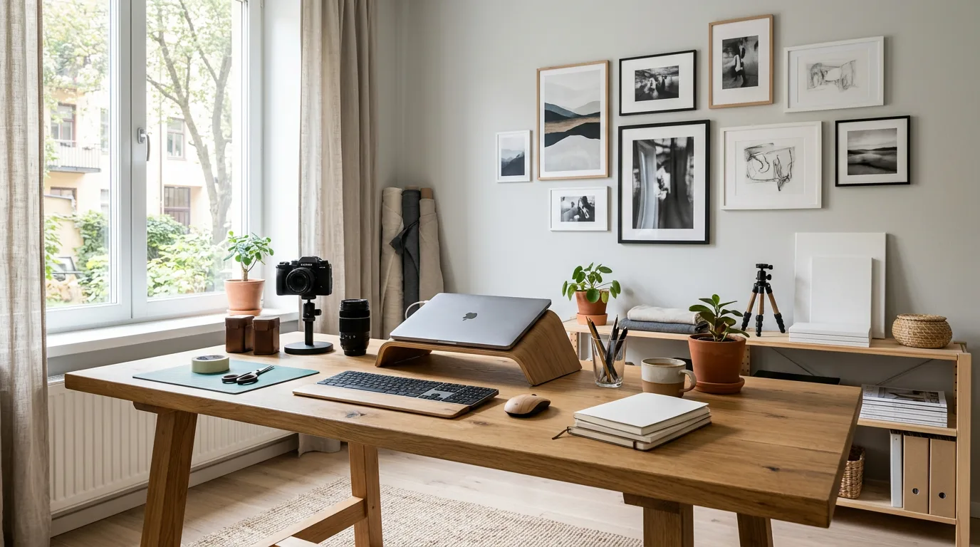 Miljöbild – creative studio workspace