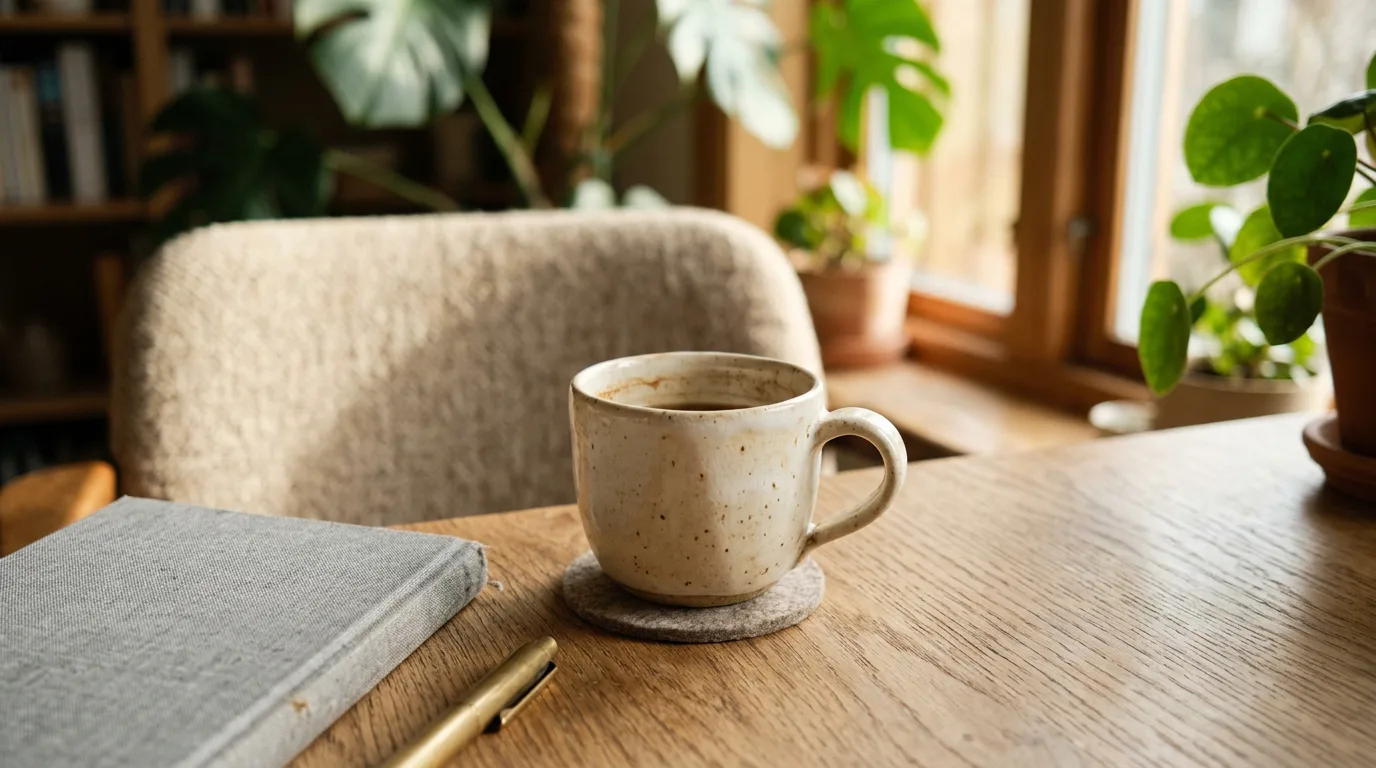 Miljöbild – calm workspace with plants
