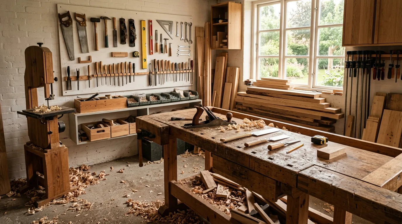 Miljöbild – carpentry workshop