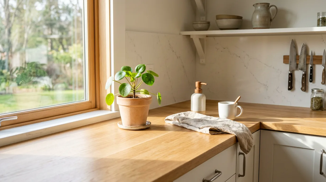 Miljöbild – clean kitchen counter