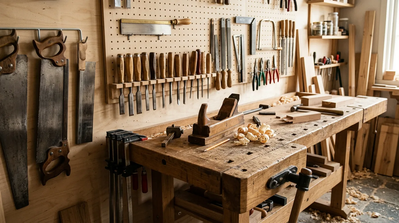 Miljöbild – carpentry workshop