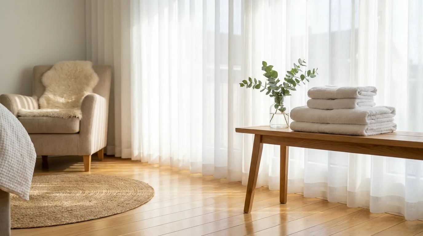Miljöbild – bright freshly cleaned living room